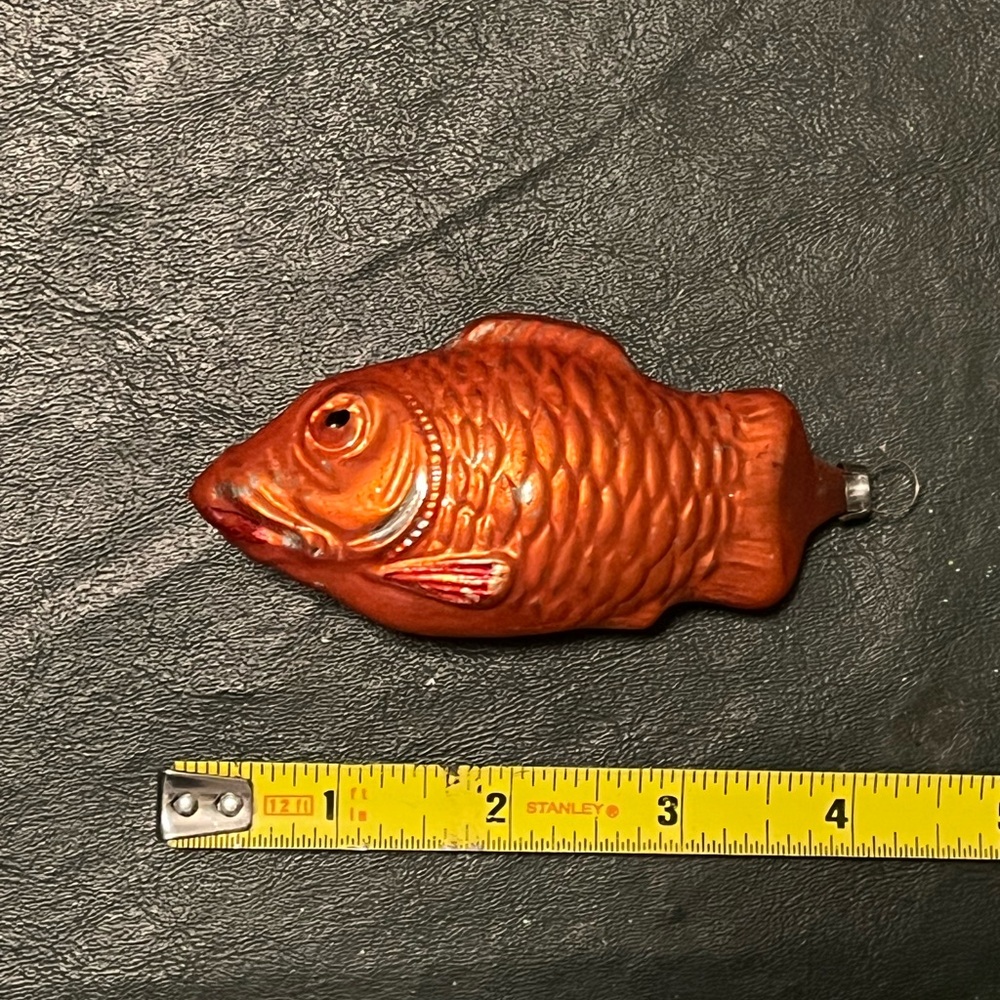 Orange Fish Ornament